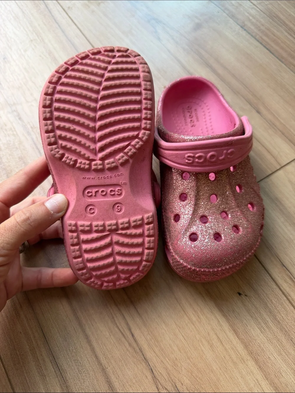 CROCS sparkling glitter